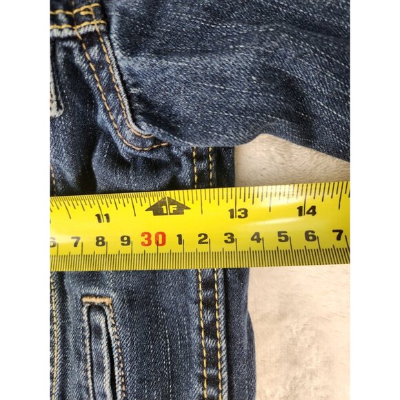 Levi Strauss Denim Jacket Child 3X Regular Blue Jean Classic Red Tab Snap Front - Picture 8 of 10